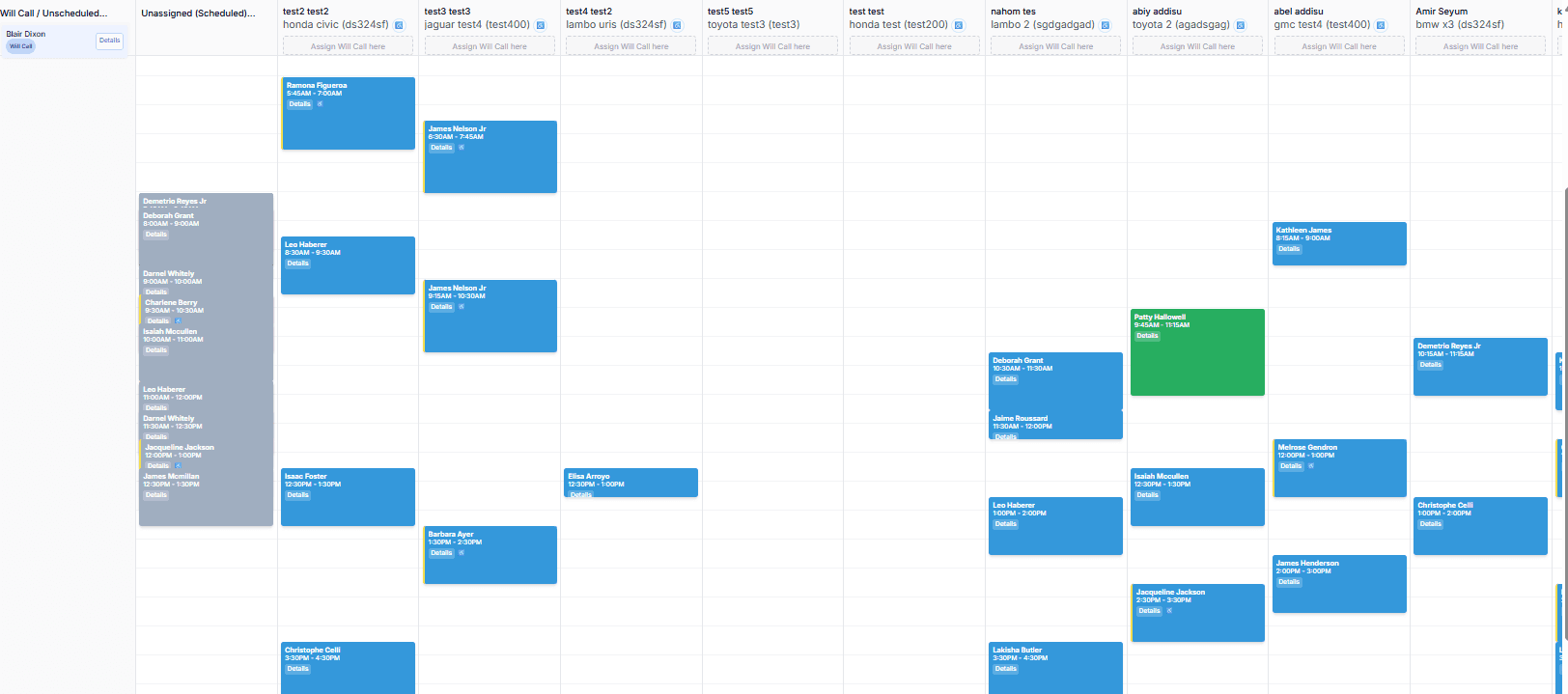 Driver manifest with multi-load stops and signatures